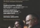 Vidmantas Bartulis 70th anniversary concert April 2024
